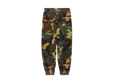 WACKO MARIA WOODLAND CAMO VELOUR SWEAT PANTS "Olive"