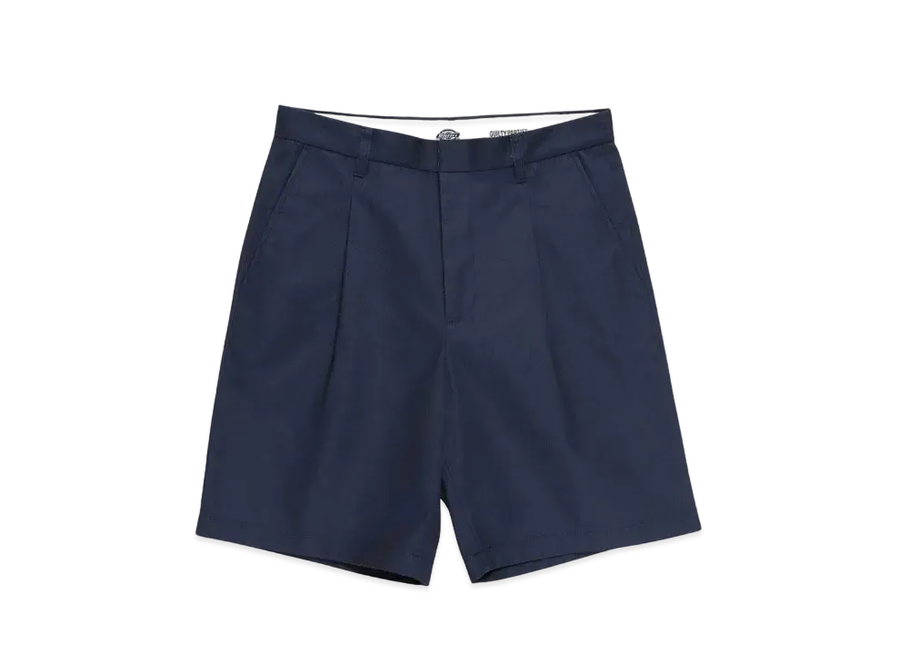 WACKO MARIA DICKIES PLEATED SHORT TROUSERS "Navy"