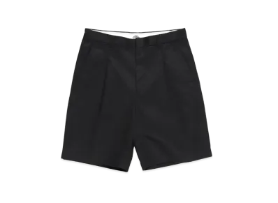 WACKO MARIA DICKIES PLEATED SHORT TROUSERS "Black"