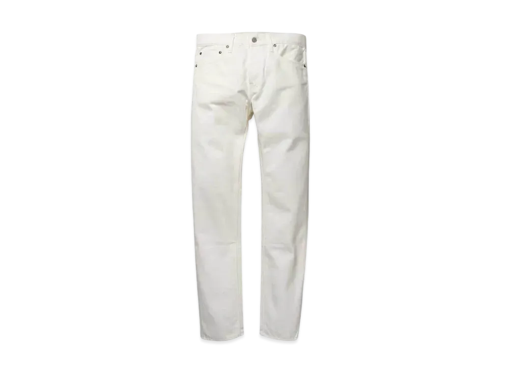 WACKO MARIA GP-D-101 RIVER TIGHT FIT SELVEDGE JEANS "White"