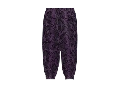 WACKO MARIA PYTHON VELVET PANTS "Purple"