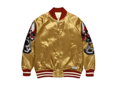 WACKO MARIA 56 TATTOO / REVERSIBLE SKA JACKET "Gold/Yellow"