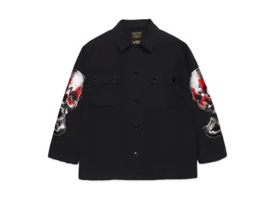WACKO MARIA 56 TATTOO / ARMY SHIRT "Black"