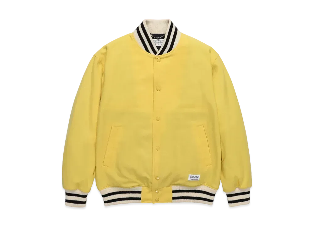 WACKO MARIA VARSITY JACKET "Yellow"