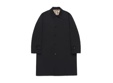WACKO MARIA BAL COLLAR COAT (IMPOET FABRIC / OLMETEX) "Black"