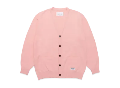 WACKO MARIA CLASSIC KNIT CARDIGAN "Pink"
