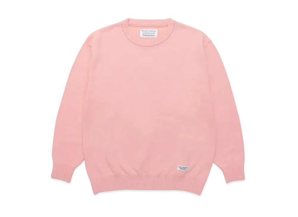 WACKO MARIA CLASSIC SWEATER "Pink"