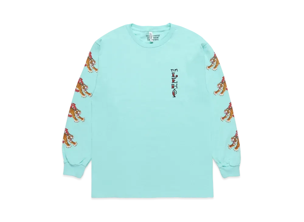 WACKO MARIA x TIM LEHI / LONG SLEEVE T-SHIRT "Blue"