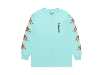 WACKO MARIA x TIM LEHI / LONG SLEEVE T-SHIRT "Blue"