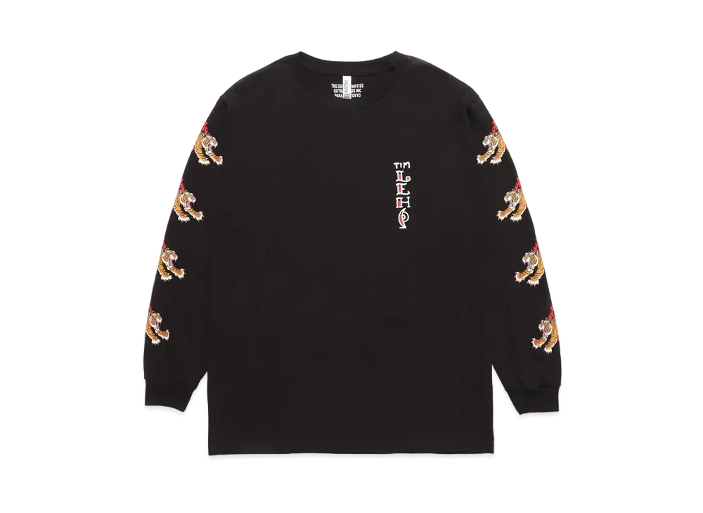 WACKO MARIA x TIM LEHI / LONG SLEEVE T-SHIRT "Black"