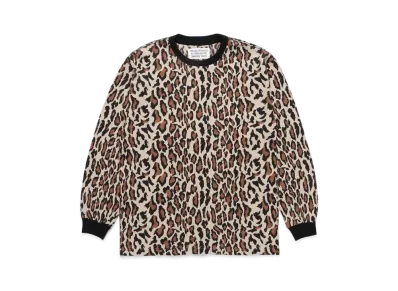 WACKO MARIA LEOPARD THERMAL SHIRT "Beige"