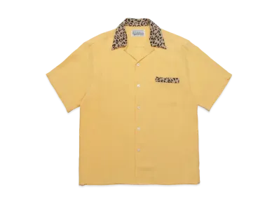 WACKO MARIA TWO TONW OPEN COLLAR SHIRT "Yellow"