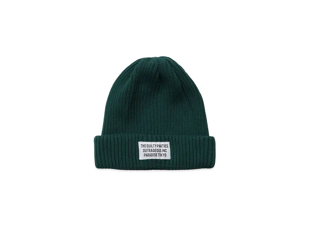 WACKO MARIA KNIT WATCH CAP (TYPE-2) "Green"