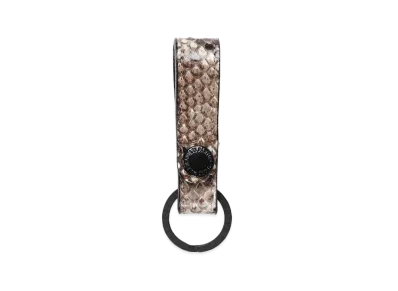 WACKO MARIA PYTHON LEATHER KEY HOLDER "White"