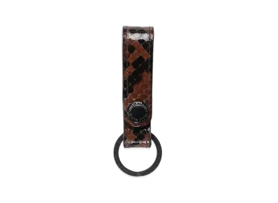 WACKO MARIA PYTHON LEATHER KEY HOLDER "Brown"