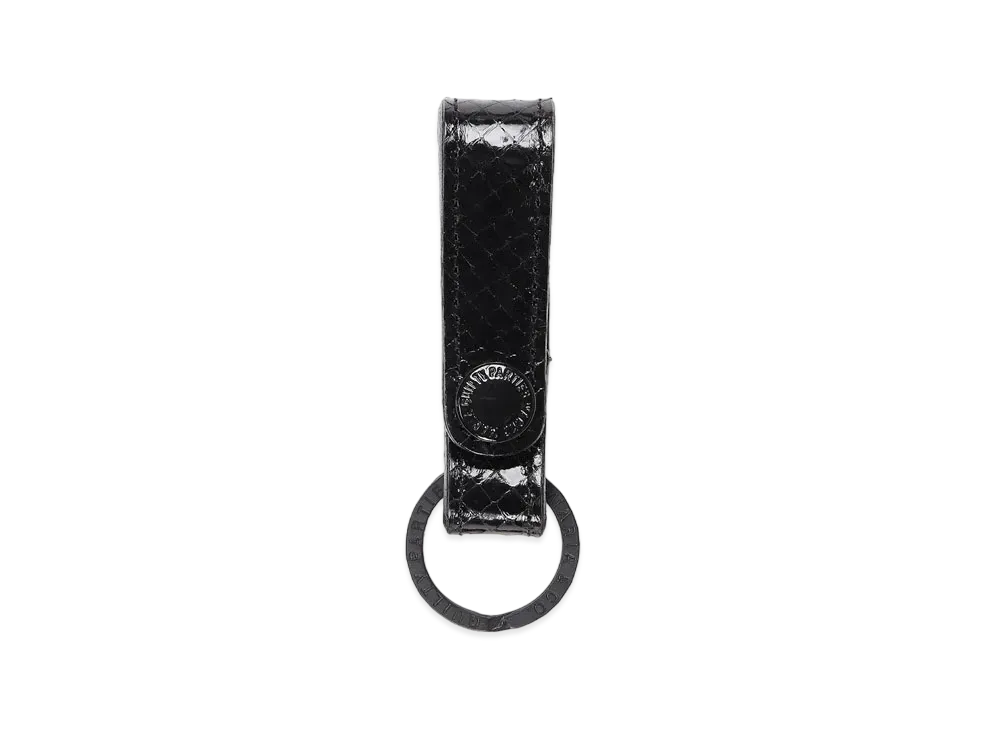 WACKO MARIA PYTHON LEATHER KEY HOLDER "Black"