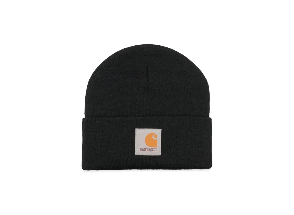 WACKO MARIA x CARHARTT WIP CHASE BEANIE "Black"