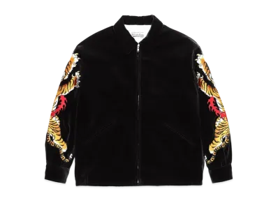 WACKO MARIA TIM LEHI / VELOUR VIETNAM JACKET "Black"