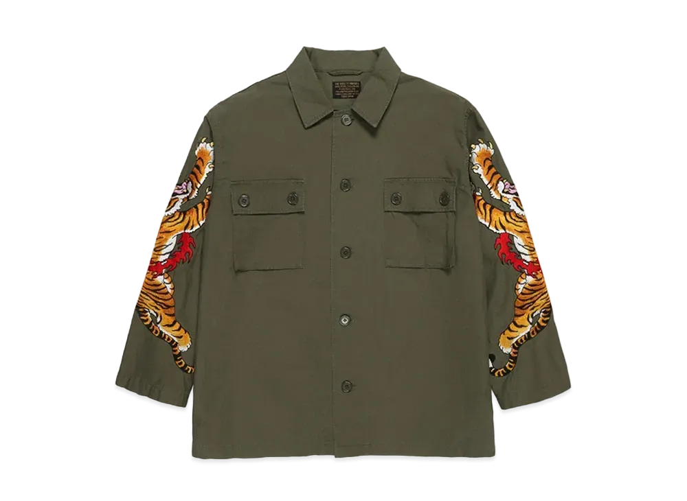 WACKO MARIA TIM LEHI / ARMY SHIRT "Khaki"