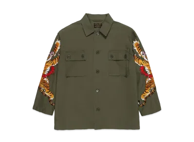 WACKO MARIA TIM LEHI / ARMY SHIRT "Khaki"