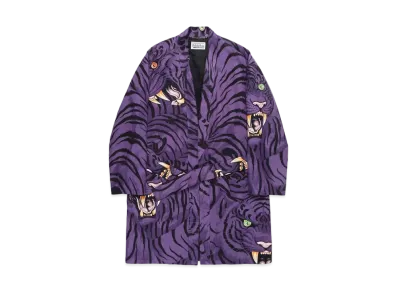 WACKO MARIA TIM LEHI / GOWN COAT "Purple"