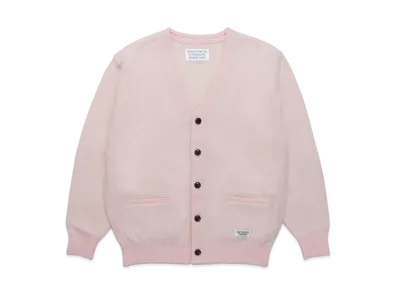 WACKO MARIA MOHAIR KNIT CARDIGAN "Pink"