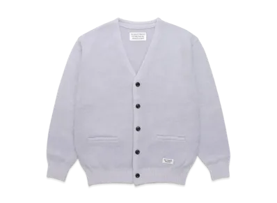 WACKO MARIA MOHAIR KNIT CARDIGAN "Purple"
