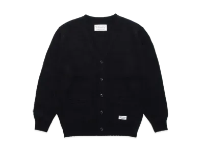 WACKO MARIA MOHAIR KNIT CARDIGAN "Black"