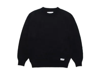 WACKO MARIA MOHAIR KNIT SWEATER "Black"