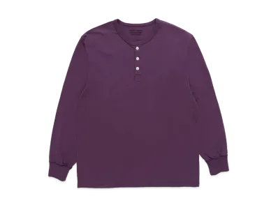 WACKO MARIA HENRY NECK SHIRT "Purple"