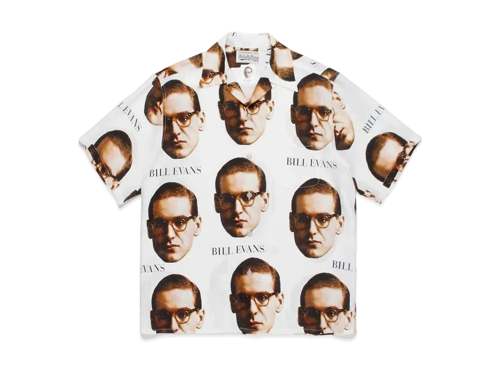 WACKO MARIA BILL EVANS / HAWAIIAN SHIRT "White"