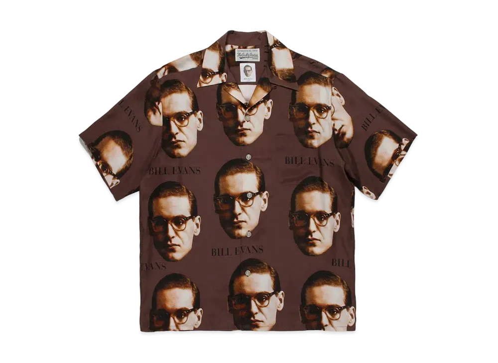 WACKO MARIA BILL EVANS / HAWAIIAN SHIRT "Brown"