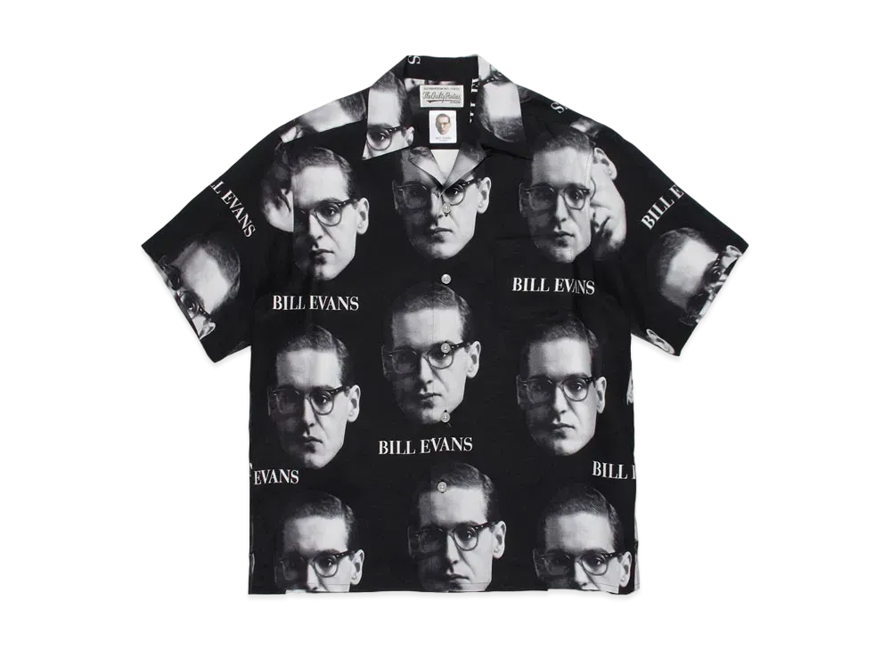 WACKO MARIA BILL EVANS / HAWAIIAN SHIRT "Black"