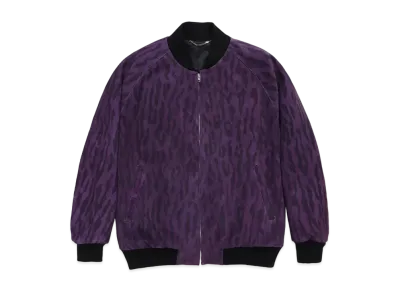 WACKO MARIA SUEDE LEATHER 50'S JACKET "Purple"