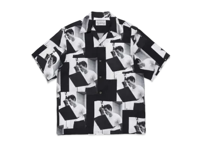 WACKO MARIA CHET BAKER / HAWAIIAN SHIRT #1 "Mono Black"