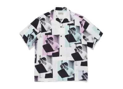 WACKO MARIA CHET BAKER / HAWAIIAN SHIRT #1 "White Pink Blue"