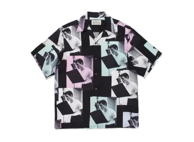 WACKO MARIA CHET BAKER / HAWAIIAN SHIRT #1 "Black Pink Blue"