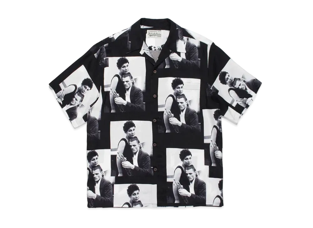 WACKO MARIA CHET BAKER / HAWAIIAN SHIRT #2 "Black"