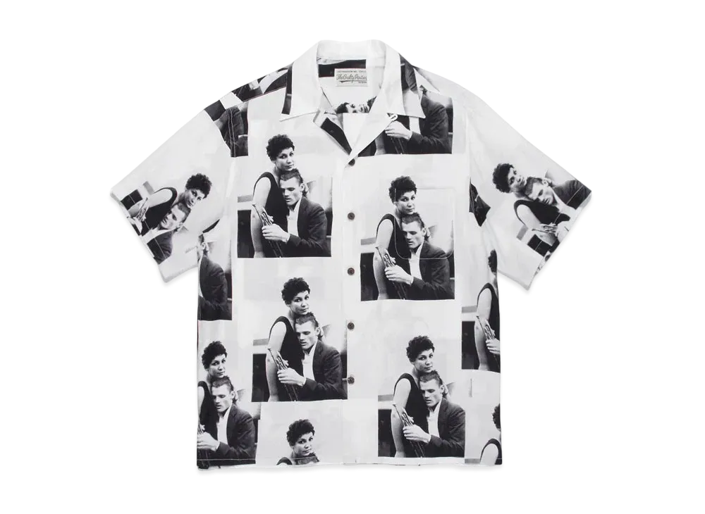 WACKO MARIA CHET BAKER / HAWAIIAN SHIRT #2 "White"