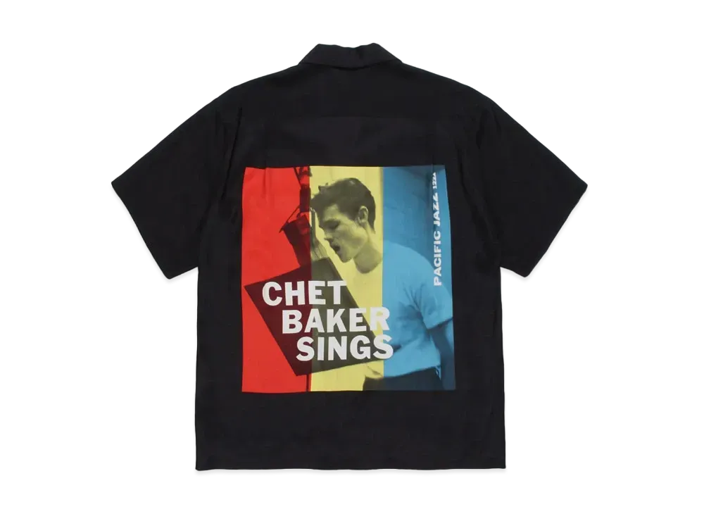 WACKO MARIA CHET BAKER / HAWAIIAN SHIRT #3 "Black"
