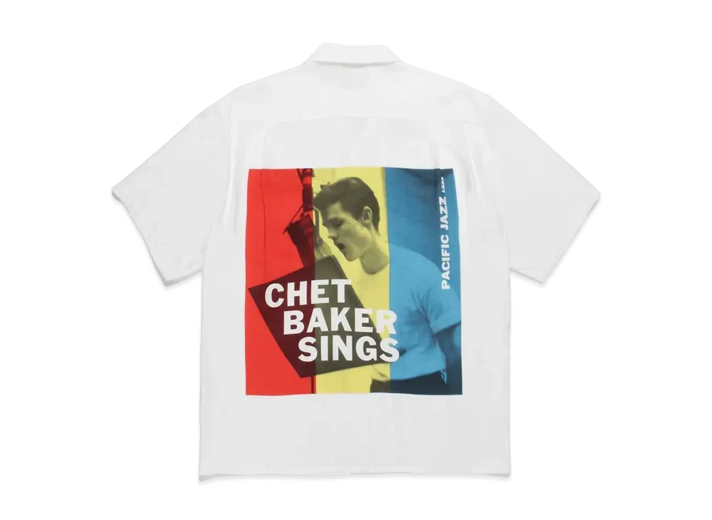 WACKO MARIA CHET BAKER / HAWAIIAN SHIRT #3 "White"