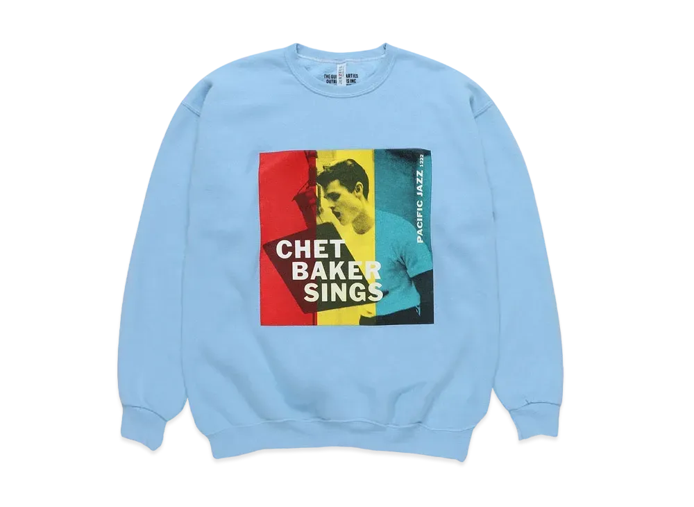 WACKO MARIA CHET BAKER / SWEAT SHIRT #1 "Blue"