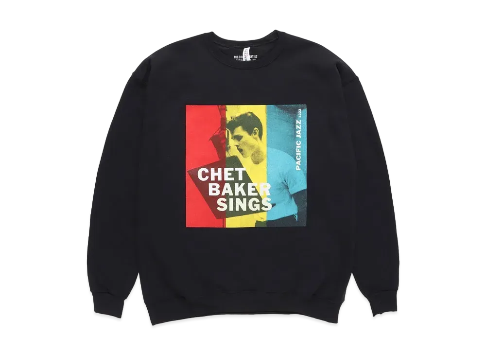 WACKO MARIA CHET BAKER / SWEAT SHIRT #1 "Black"