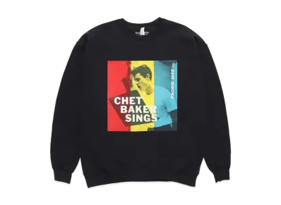 WACKO MARIA CHET BAKER / SWEAT SHIRT #1 "Black"