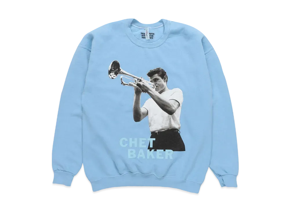 WACKO MARIA CHET BAKER / SWEAT SHIRT #2 "Blue"