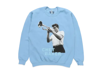 WACKO MARIA CHET BAKER / SWEAT SHIRT #2 "Blue"