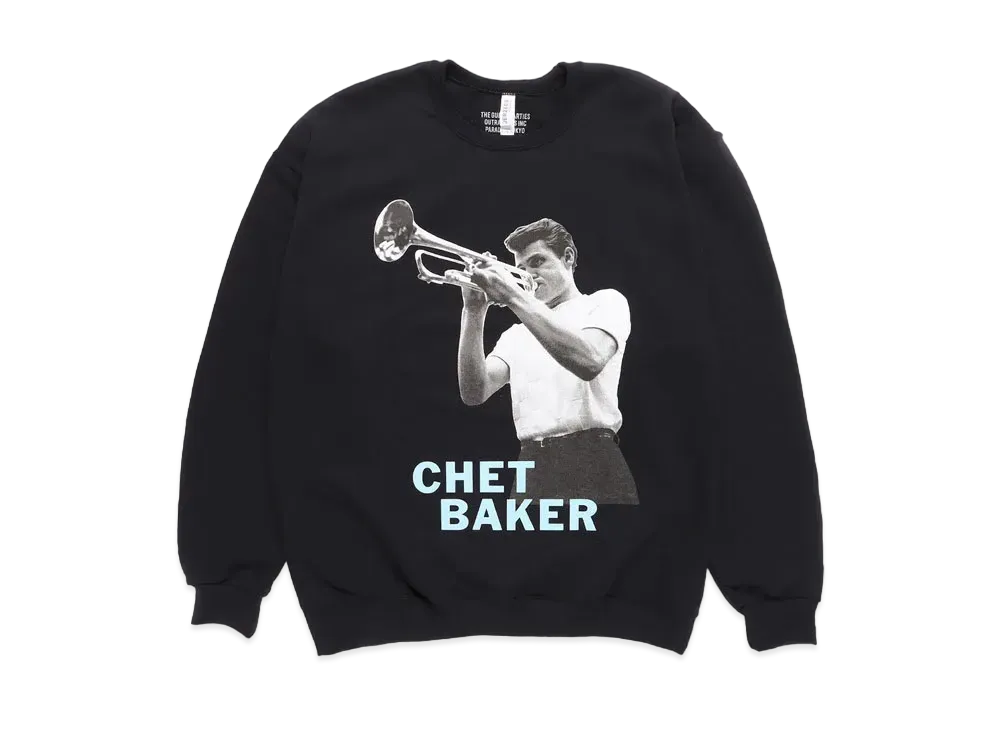 WACKO MARIA CHET BAKER / SWEAT SHIRT #2 "Black"