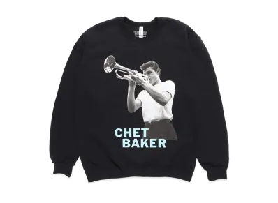 WACKO MARIA CHET BAKER / SWEAT SHIRT #2 "Black"