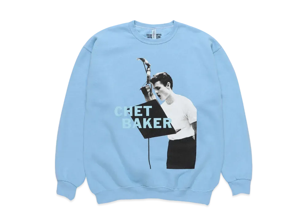 WACKO MARIA CHET BAKER / SWEAT SHIRT #3 "Blue"