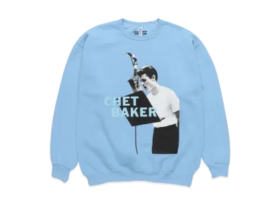 WACKO MARIA CHET BAKER / SWEAT SHIRT #3 "Blue"